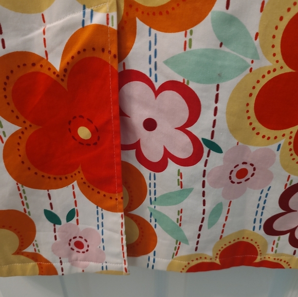 Harve Benard Floral Trench Coat Size 8 - Picture 5 of 6